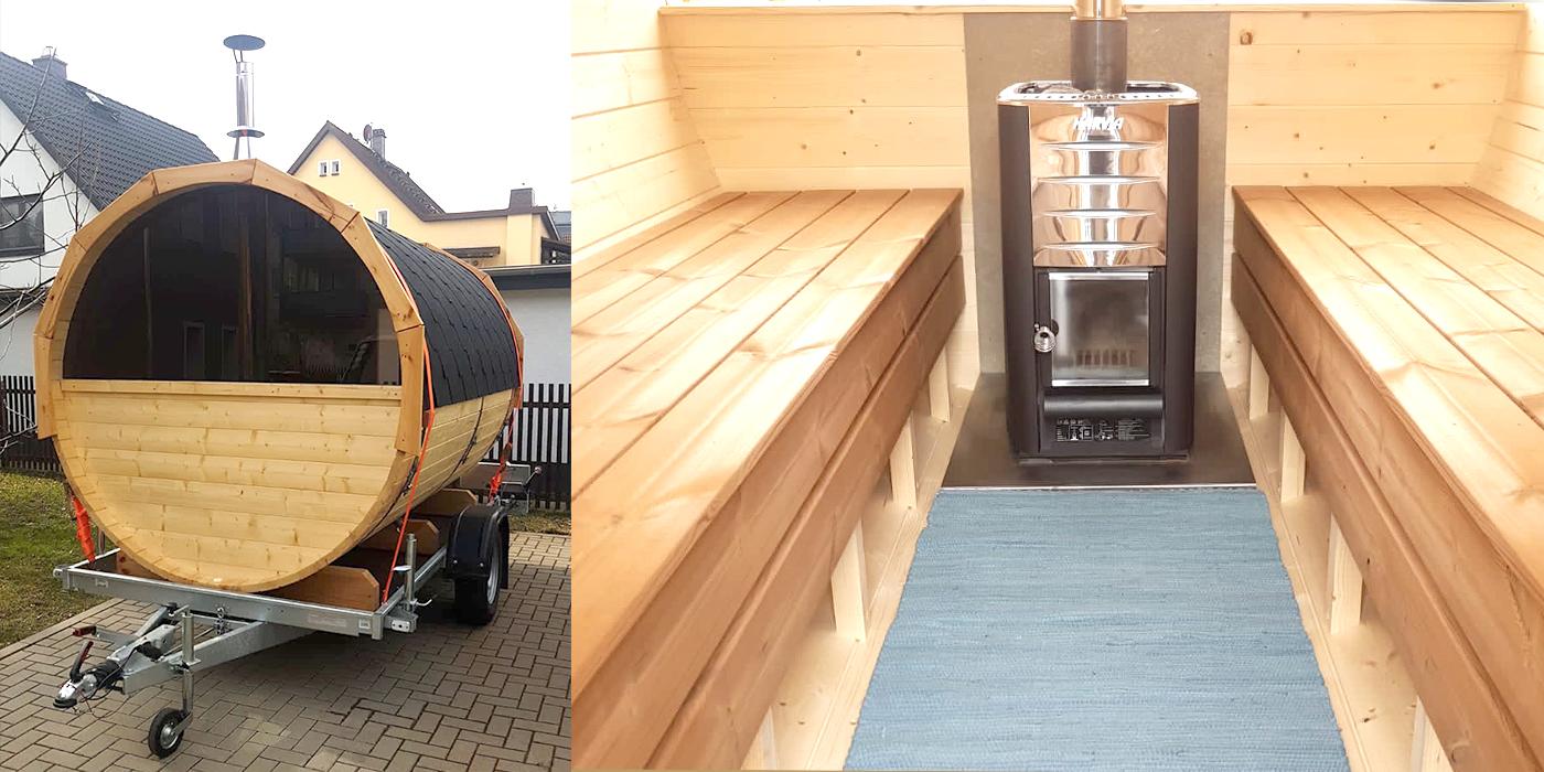 Mobile Fasssauna - Sauna Autark - Chemnitz