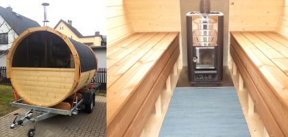 Mobile Fasssauna - Sauna Autark - Chemnitz