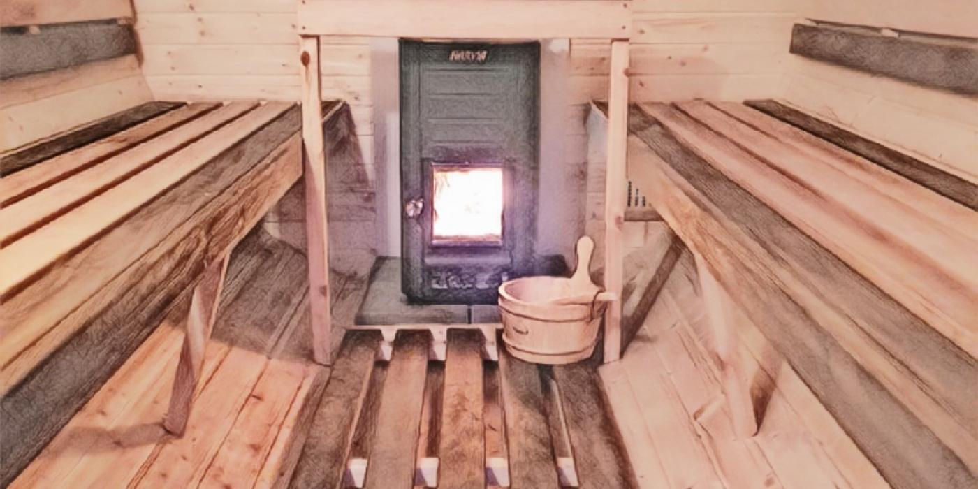 Fasssauna Sauna mobil auf Rädern
